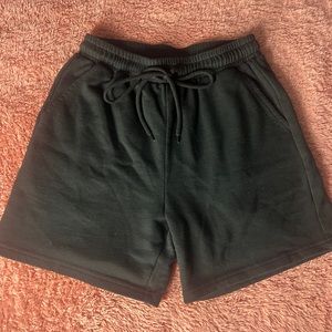 drawstring cotton shorts